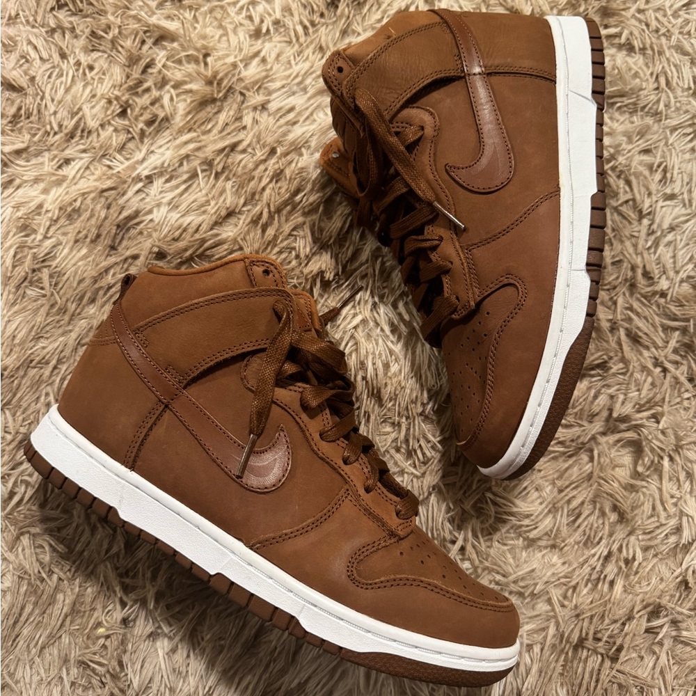 Nike Brown High-Top Sneakers